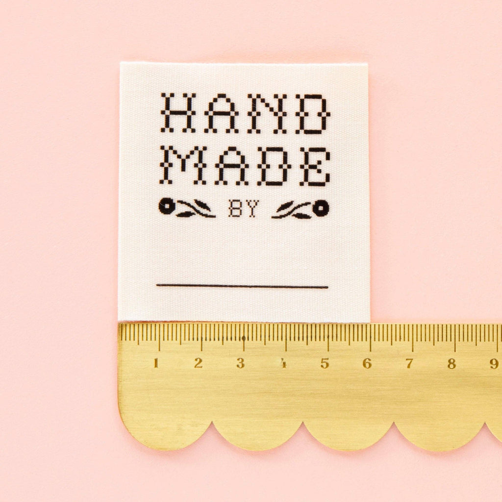 Handmade By Write in Label~Organic Cotton~4ct
