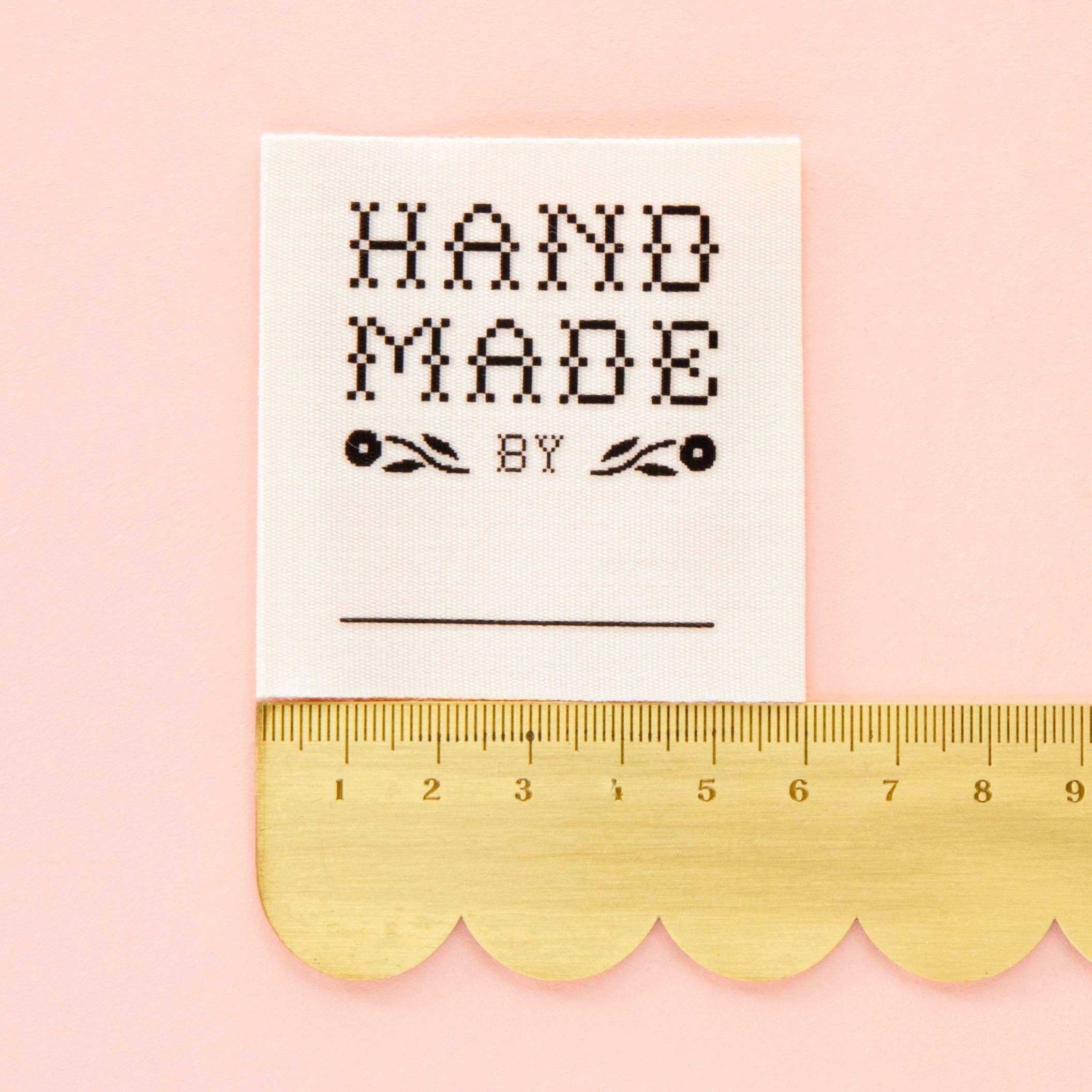 Handmade By Write in Label~Organic Cotton~4ct