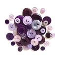 Purple Button Bag