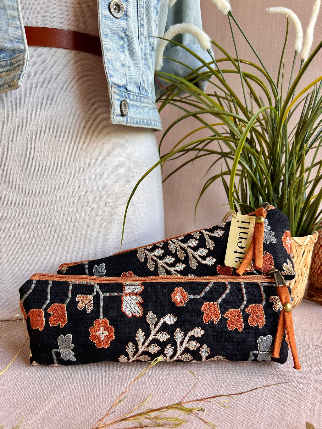 Handmade Embroidered Tool Pouch