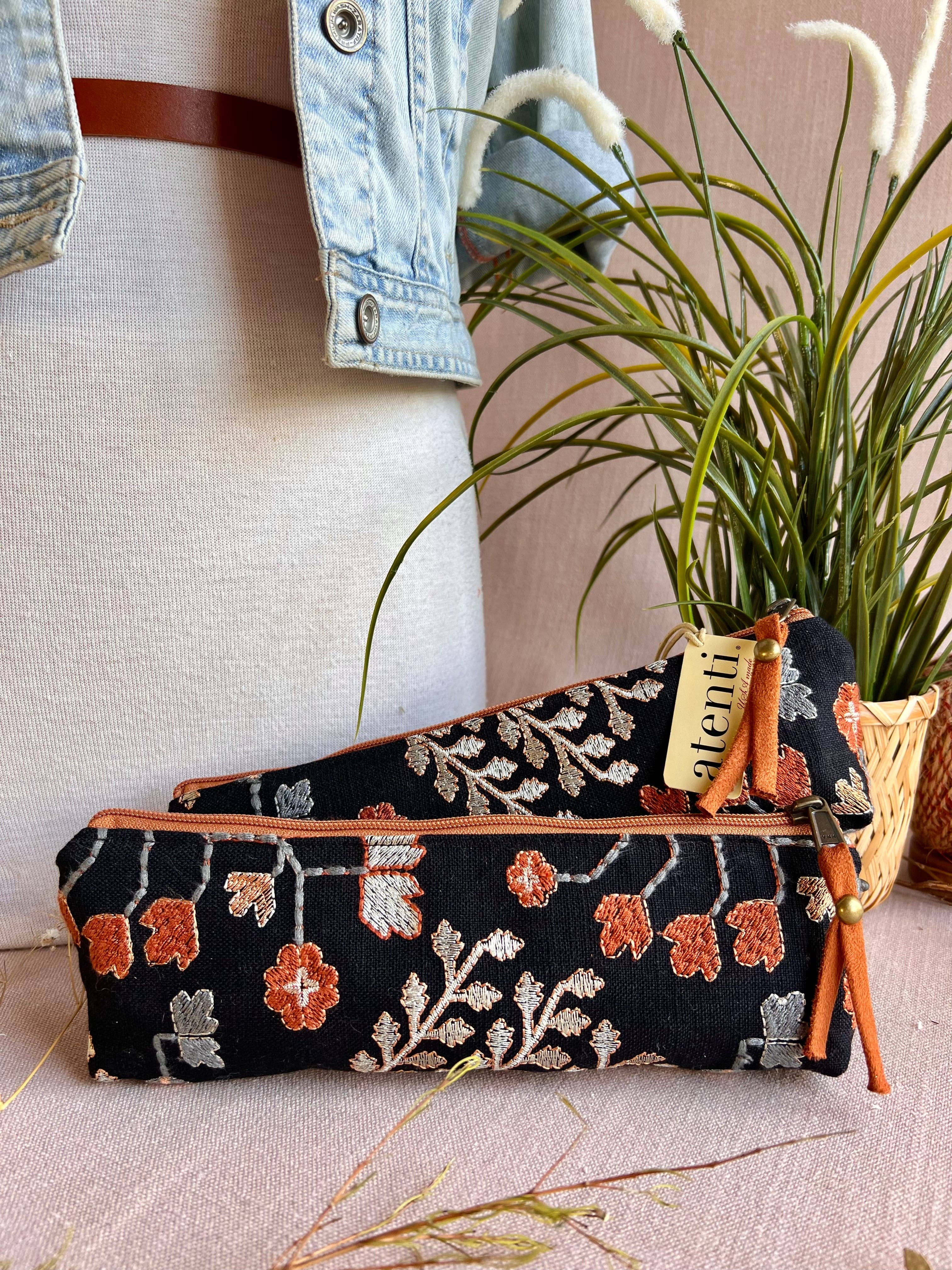 Handmade Embroidered Tool Pouch