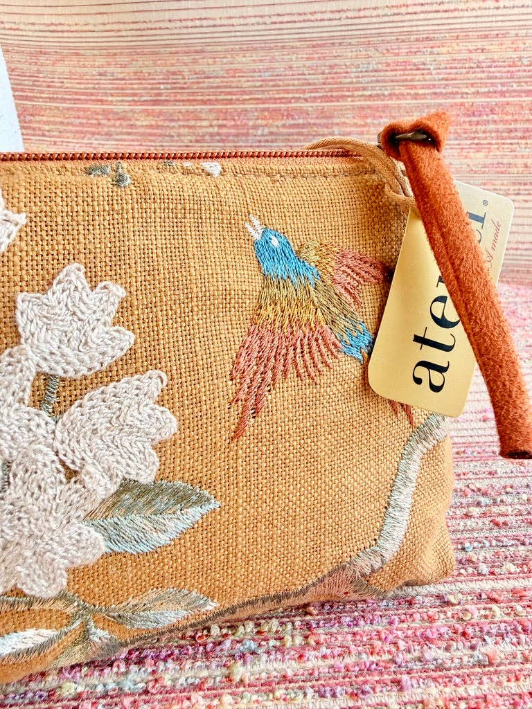 Handmade Apricot Tall Tool Pouch