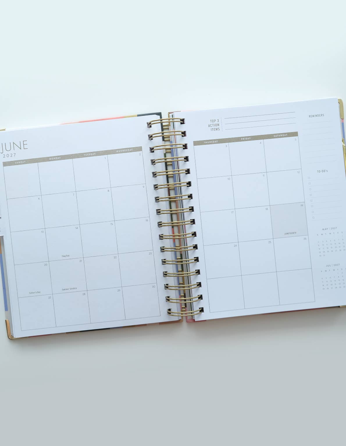 2027 Spiral Bound Planner