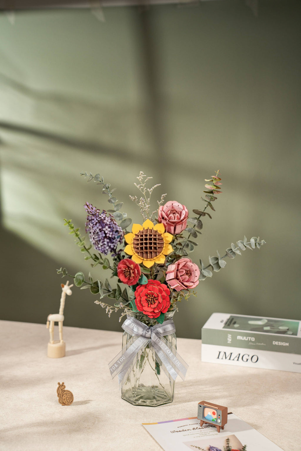 3D Wooden Flower Puzzle Bundle