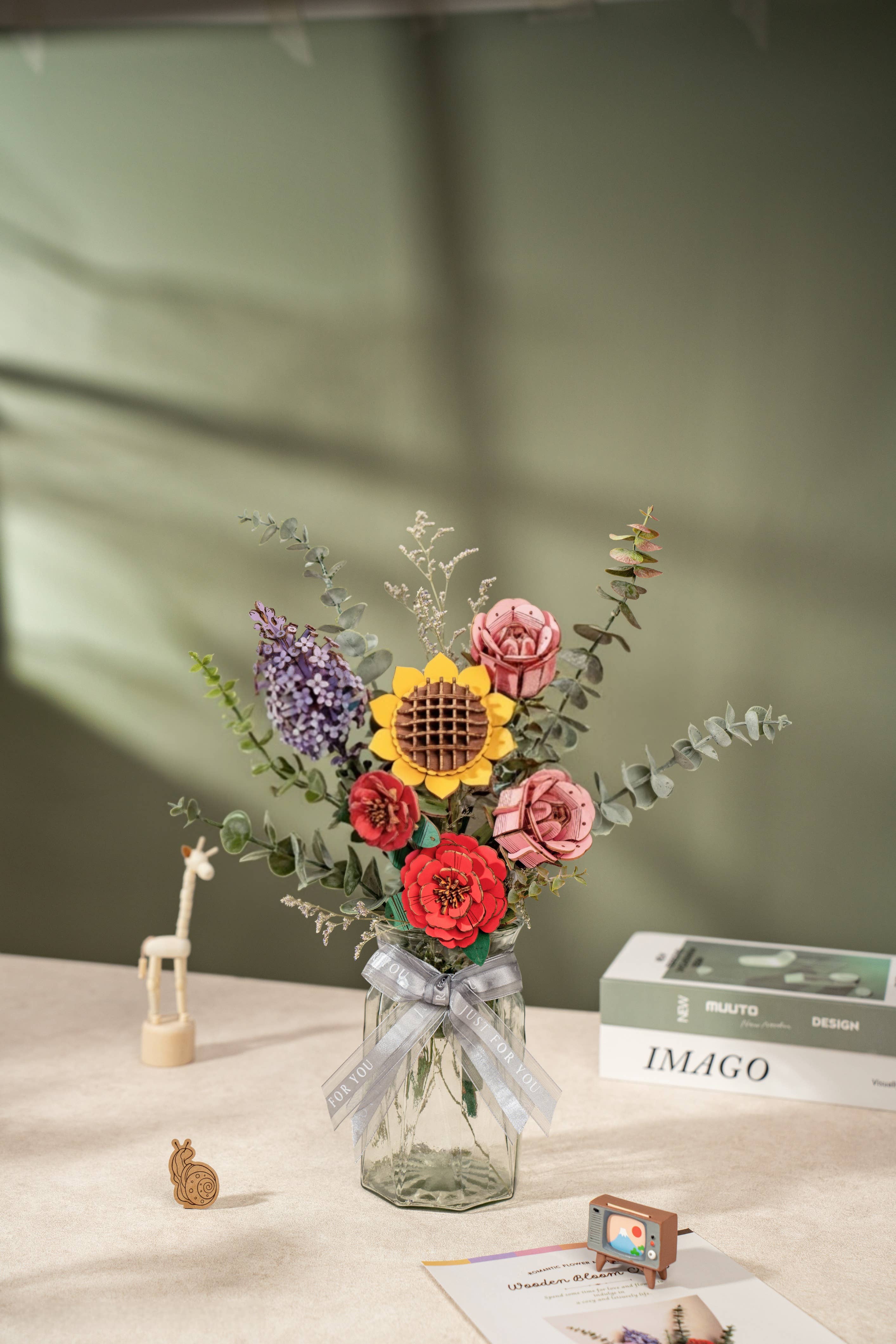 3D Wooden Flower Puzzle Bundle