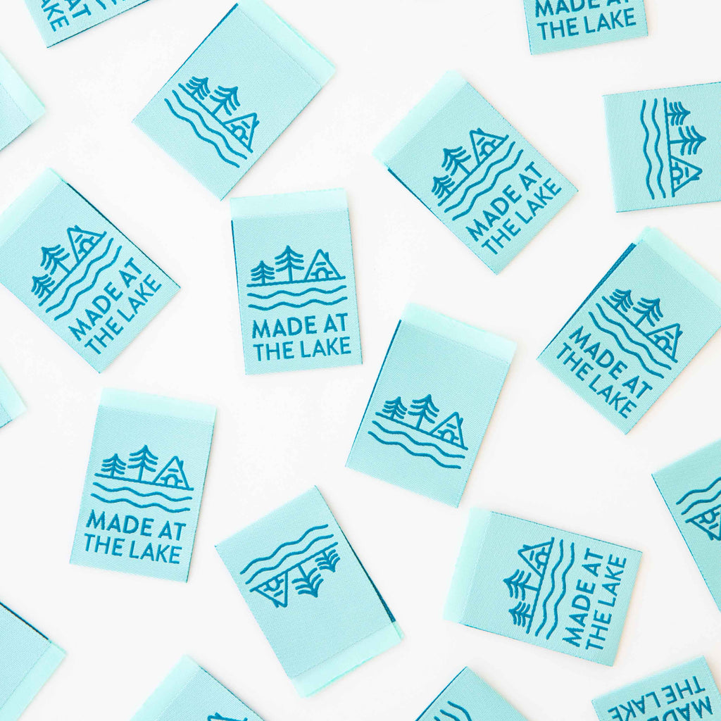 Made at the Lake Woven Sewing Label- 8count