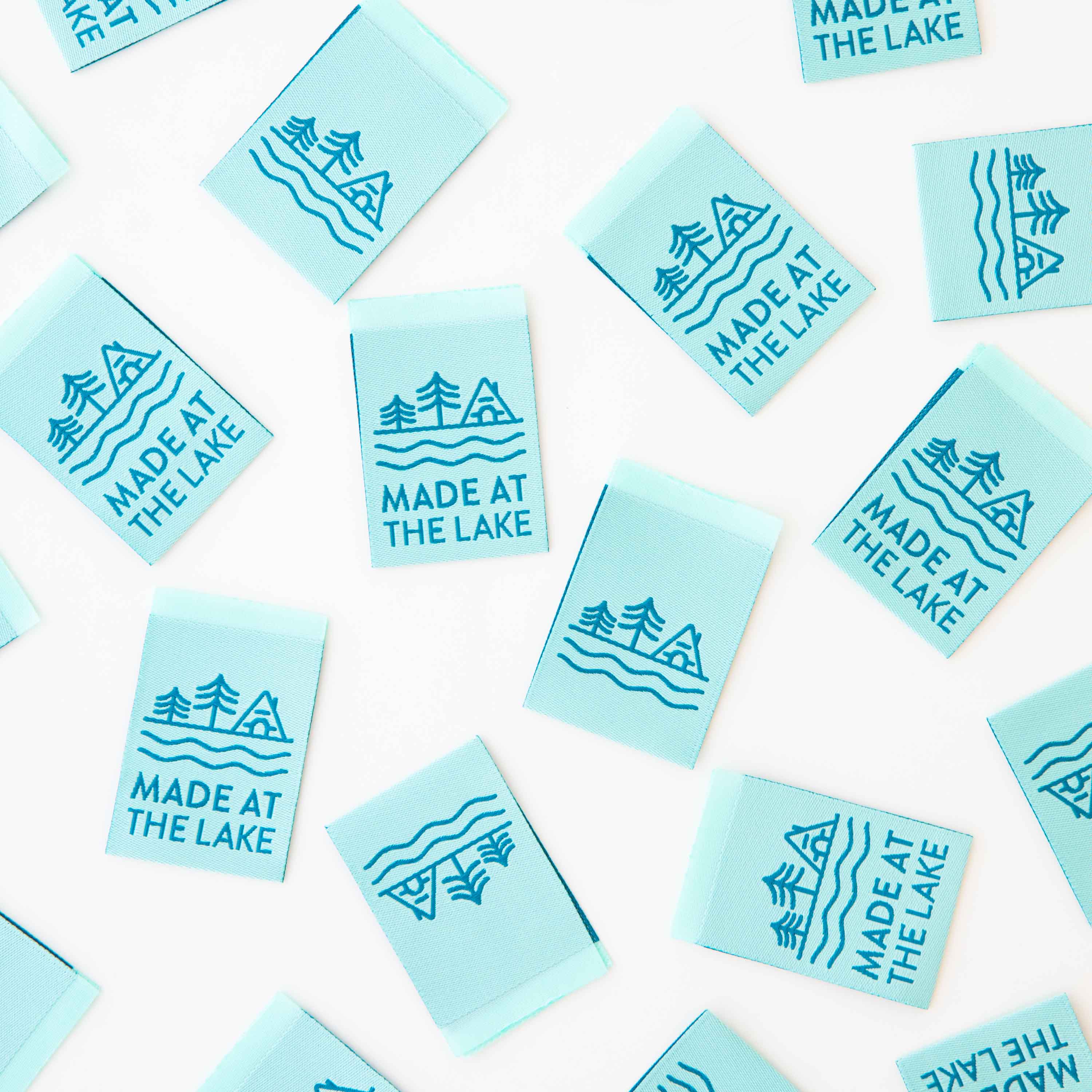 Made at the Lake Woven Sewing Label- 8count