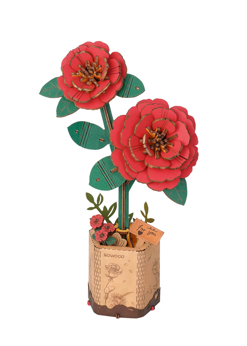 3D Wooden Flower Puzzle Bundle
