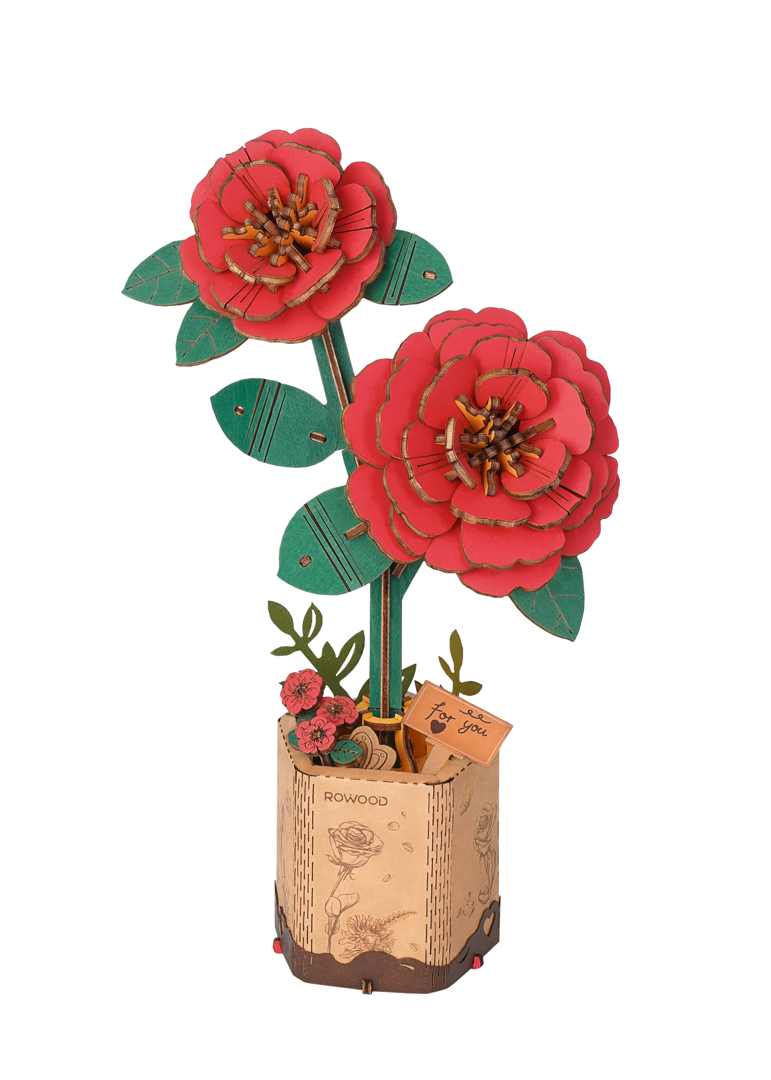 3D Wooden Flower Puzzle Bundle