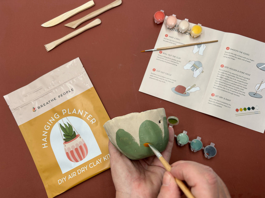 Air Dry Clay Kit- Make Your Own Hanging Plant Pot