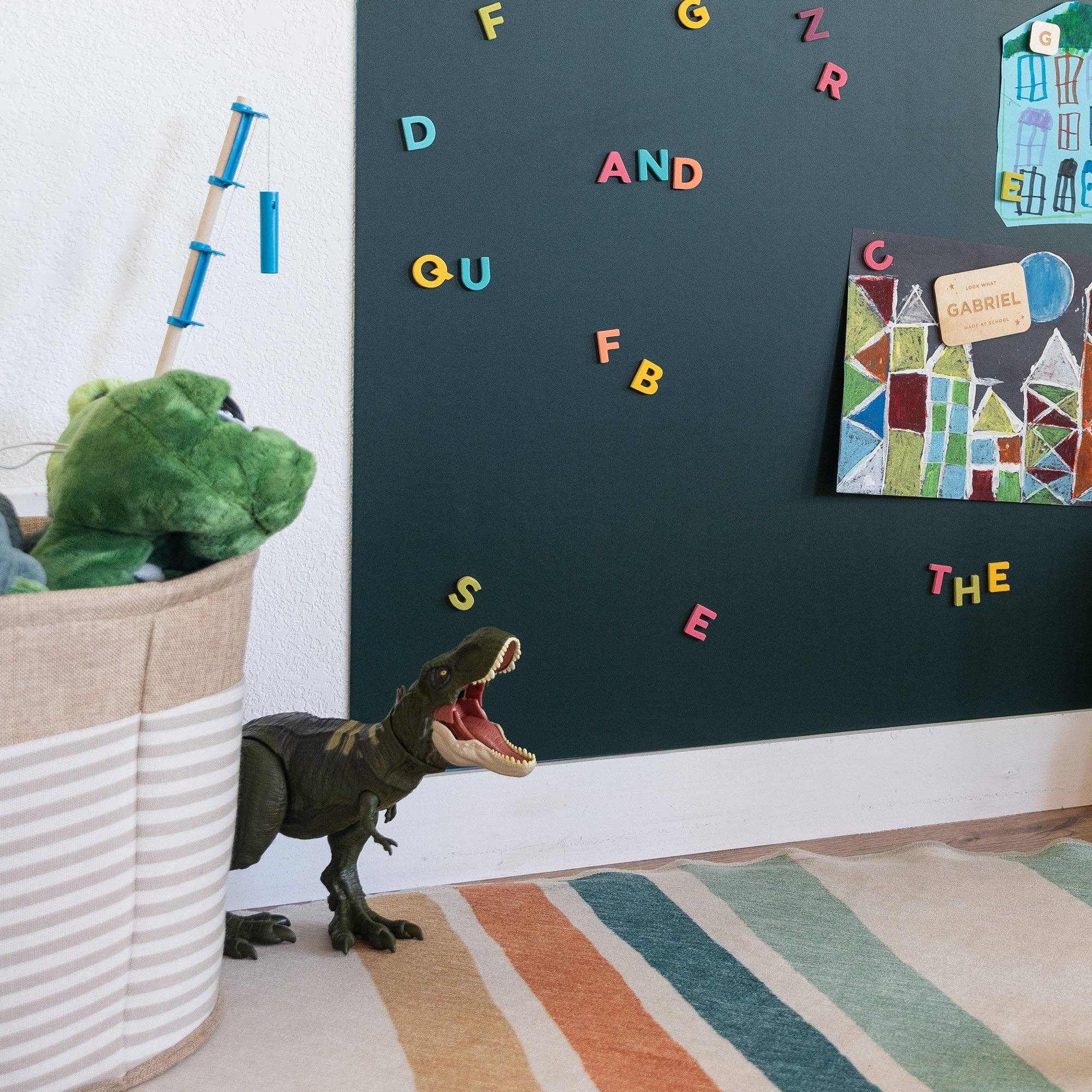 Green Magnetic Arch Wall Decal