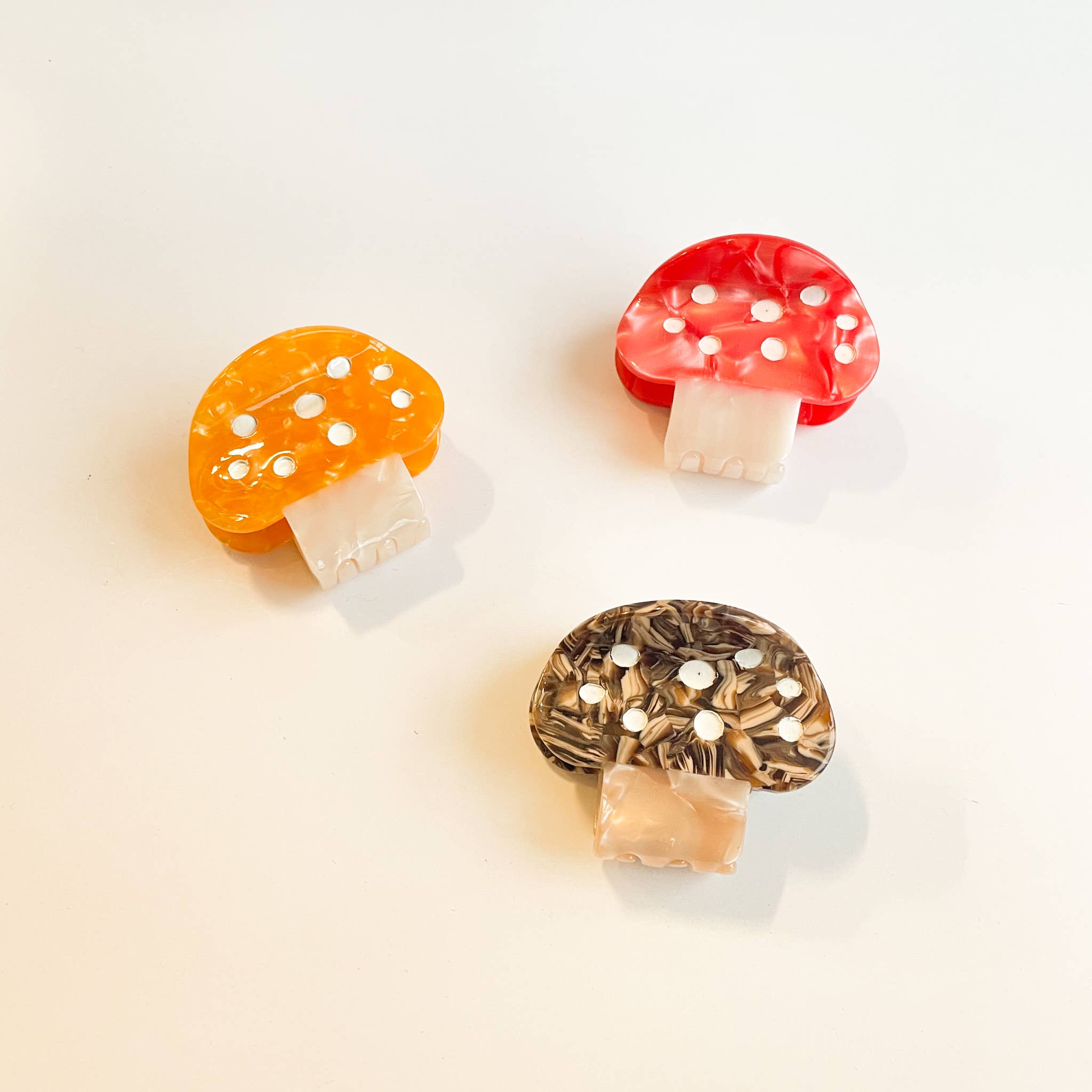 Mushroom Claw Clip - Small