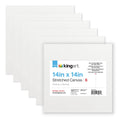 6pk Stretched Canvas Set – 14” x 14”