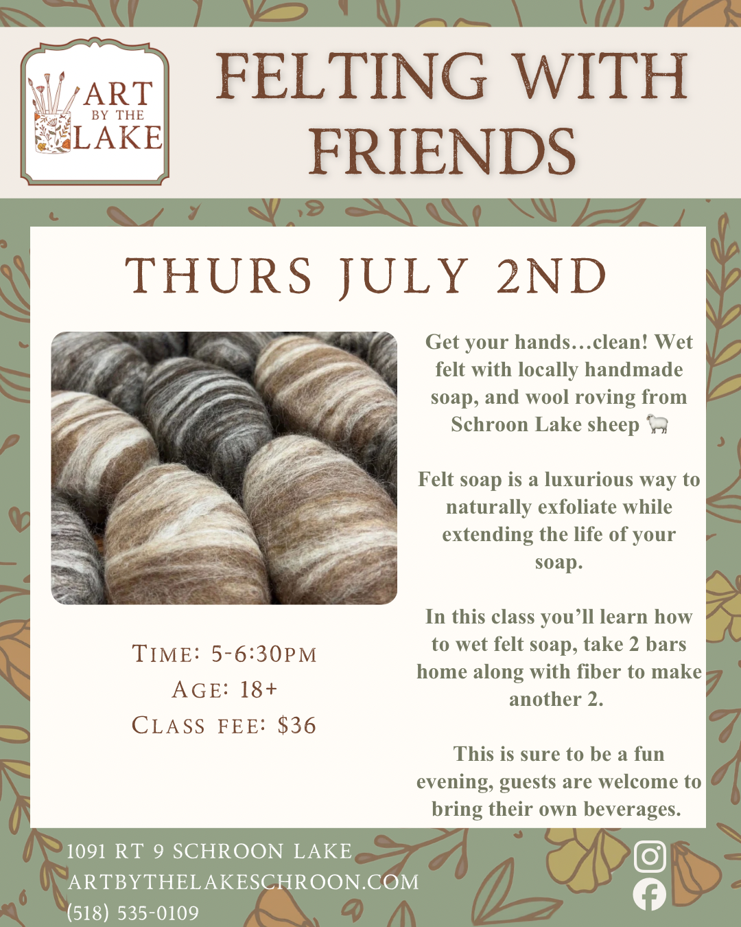 Soap Felting With Friends