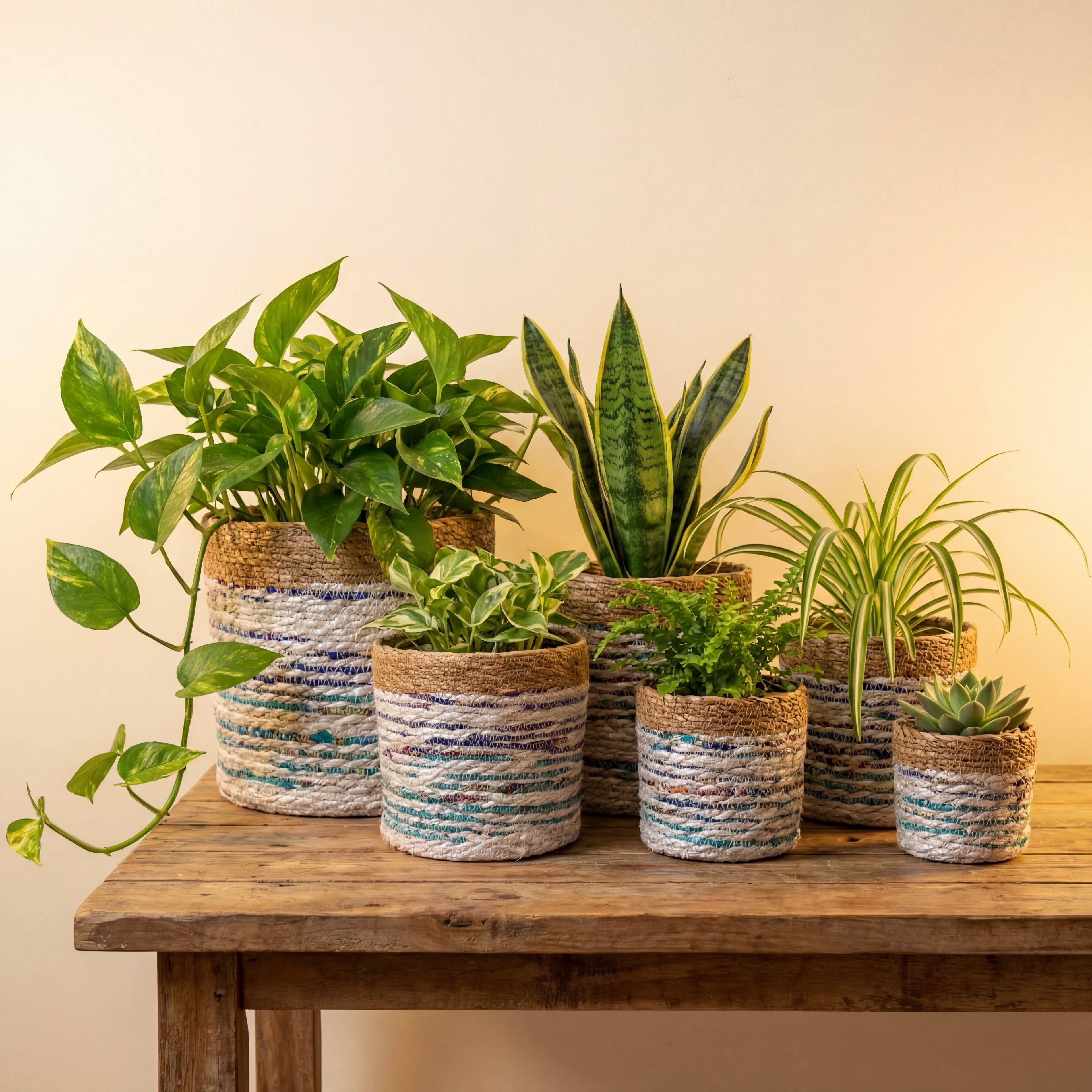 Multicolor Jute Planter