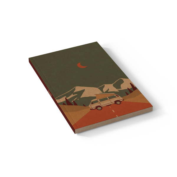 Mountain Van Layflat Notebook