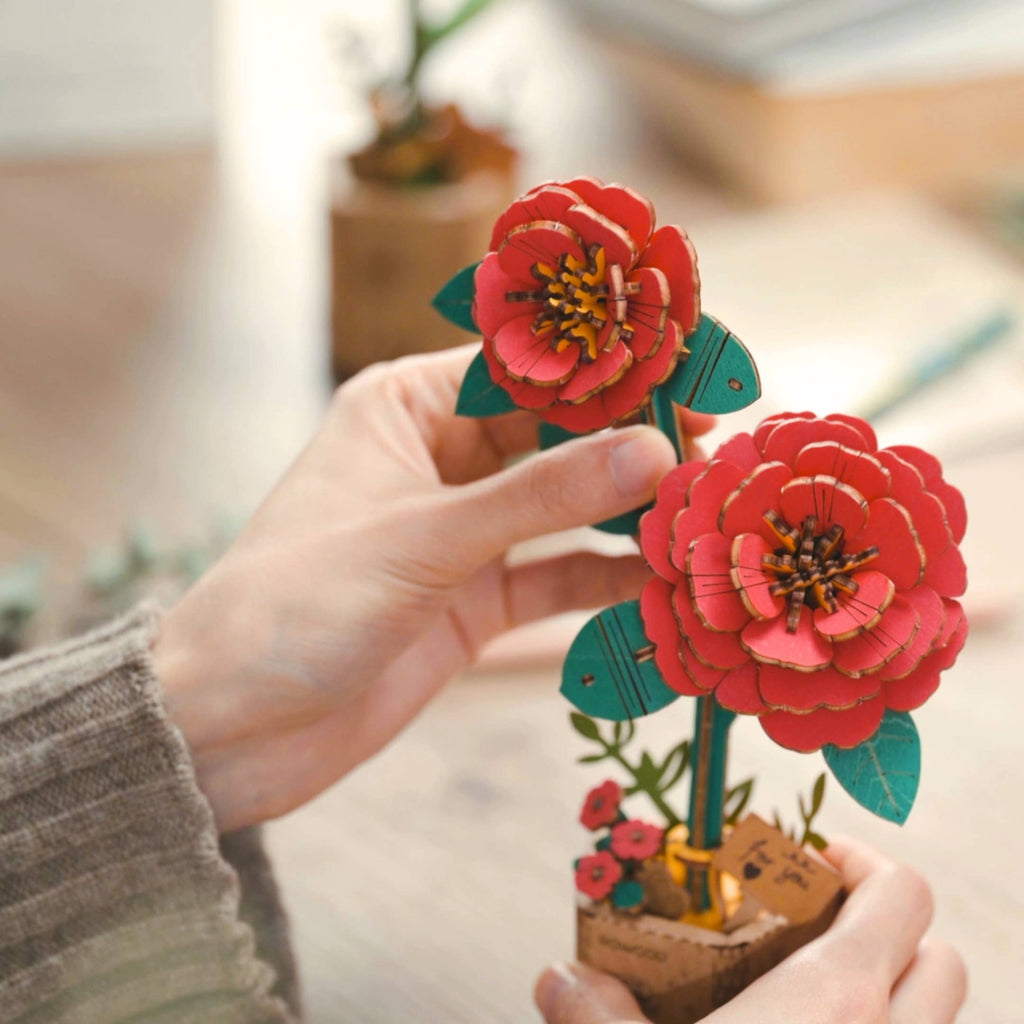 3D Wooden Flower Puzzle Bundle