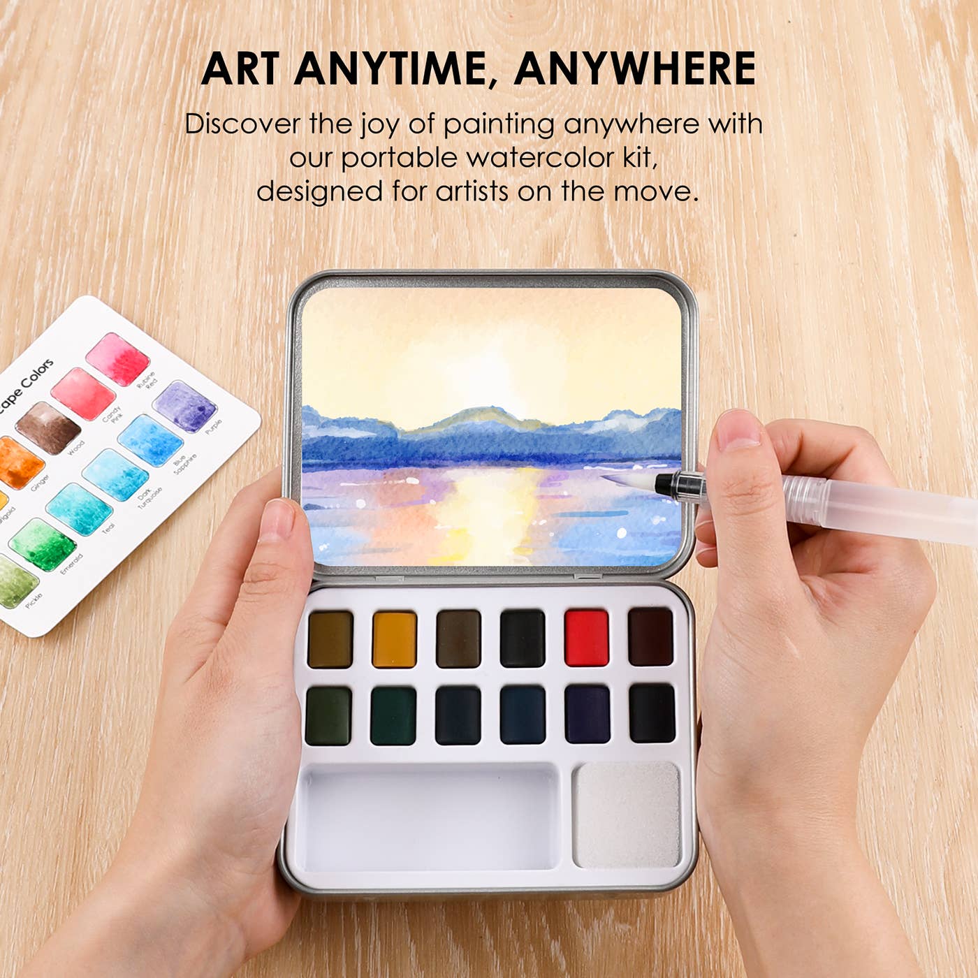 Watercolor Pocket Set- Landscape Colors