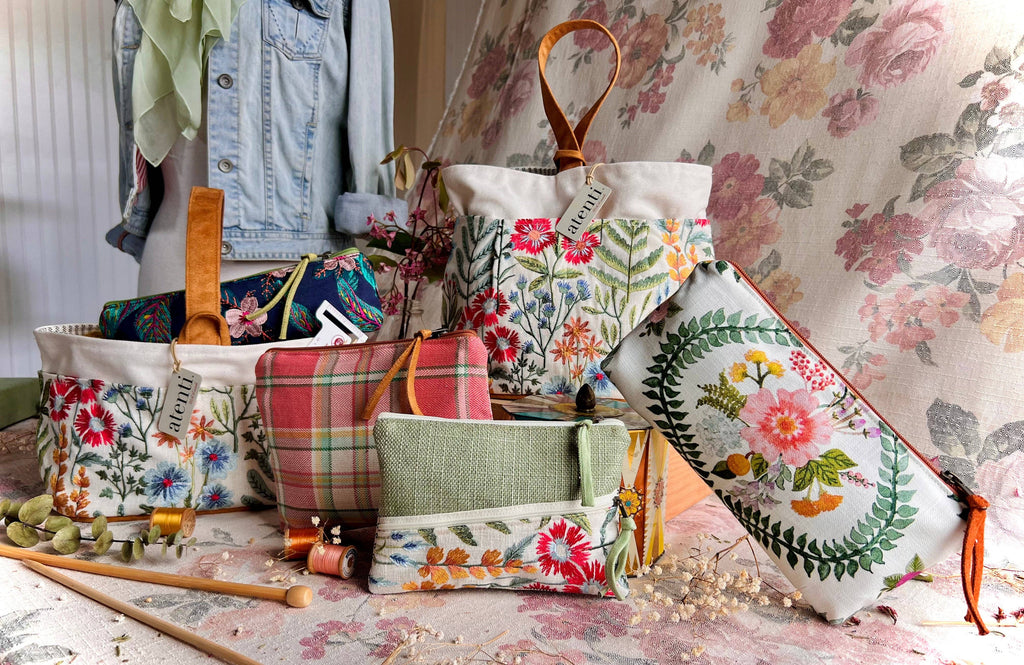 Handmade Floral Project Caddy
