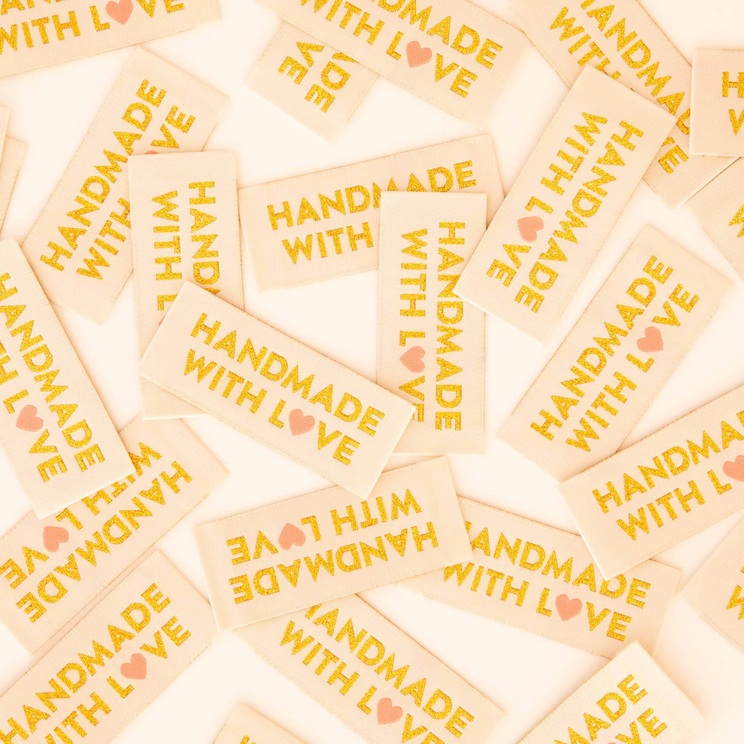 Handmade with Love Label- 8ct