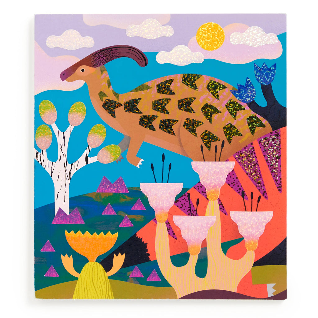 Dinosaur Sticker Sparkle Poster Activity Kit