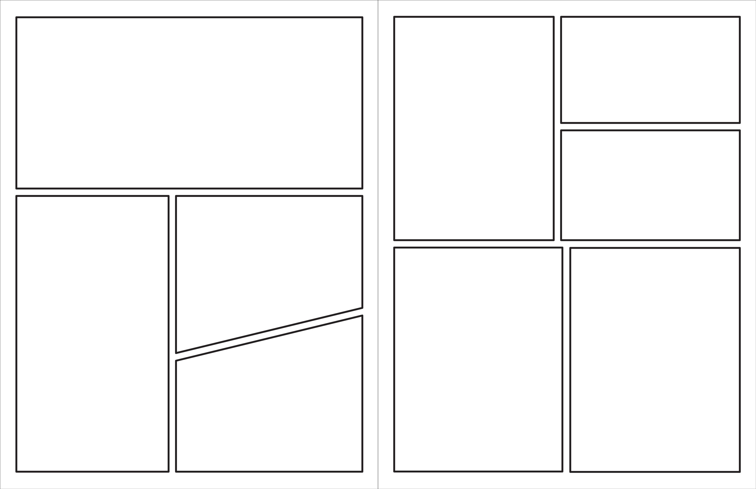 Blank Comic Book