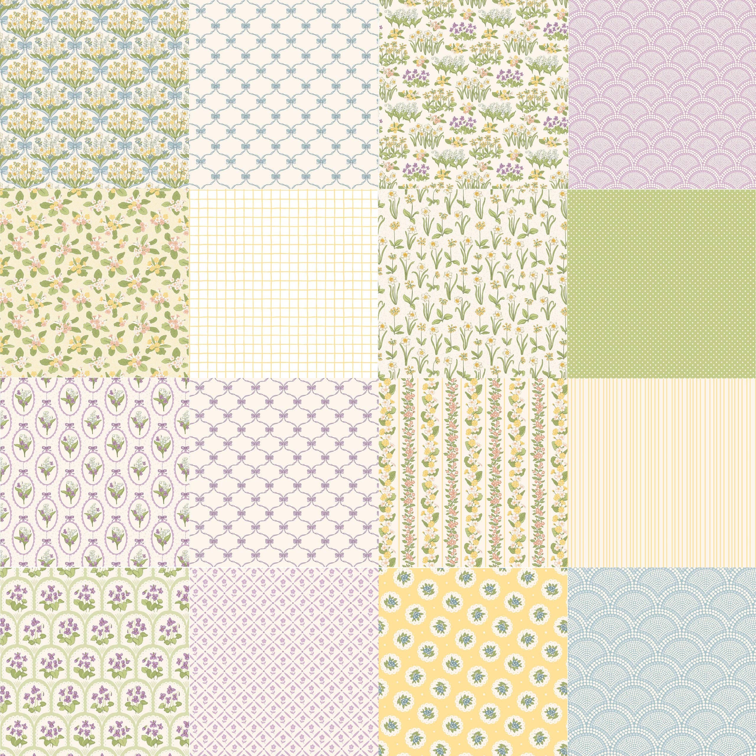 Wildflowers Patterned Paper Pack