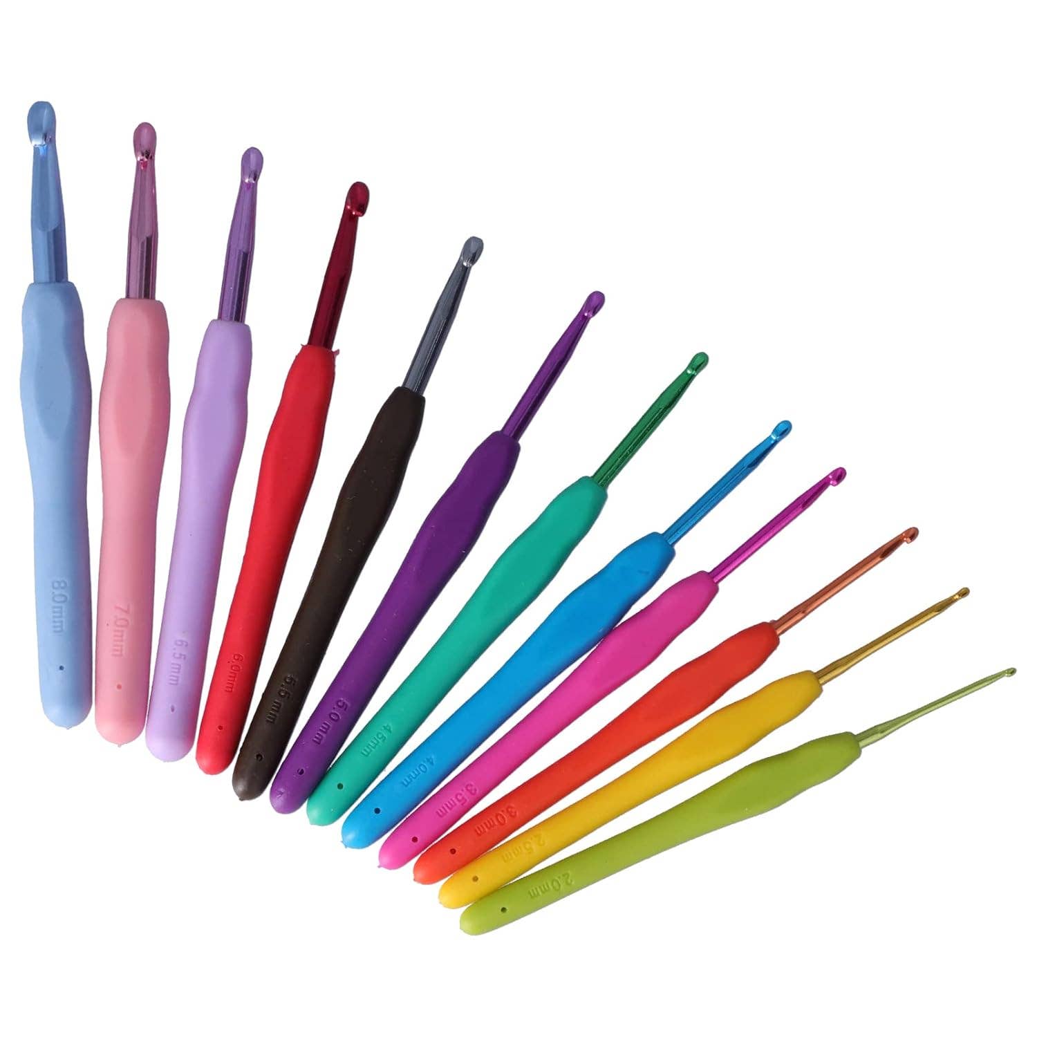 12-Size Crochet Hook Set