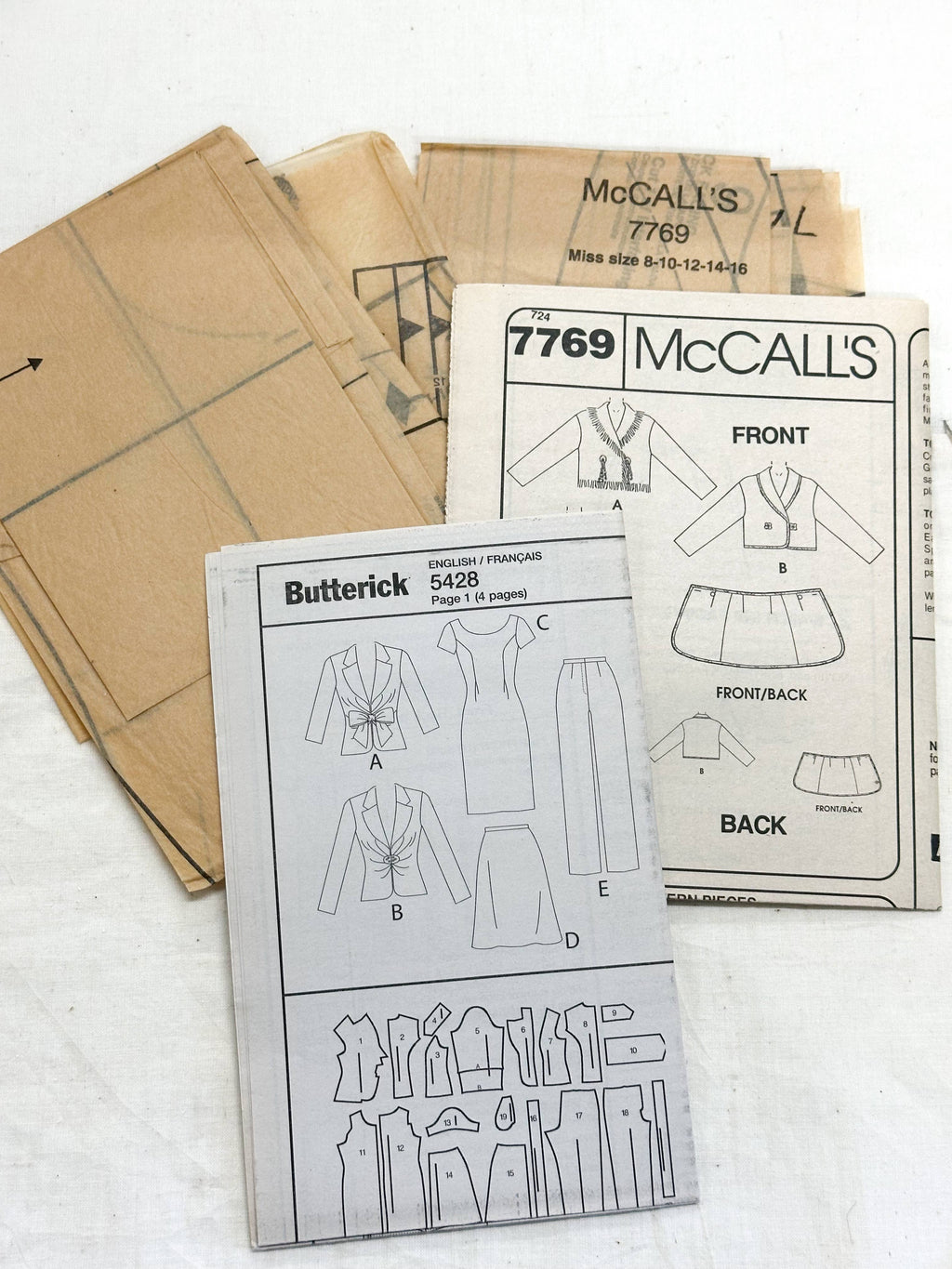Vintage Sewing Patterns for Collage and Junk Journaling
