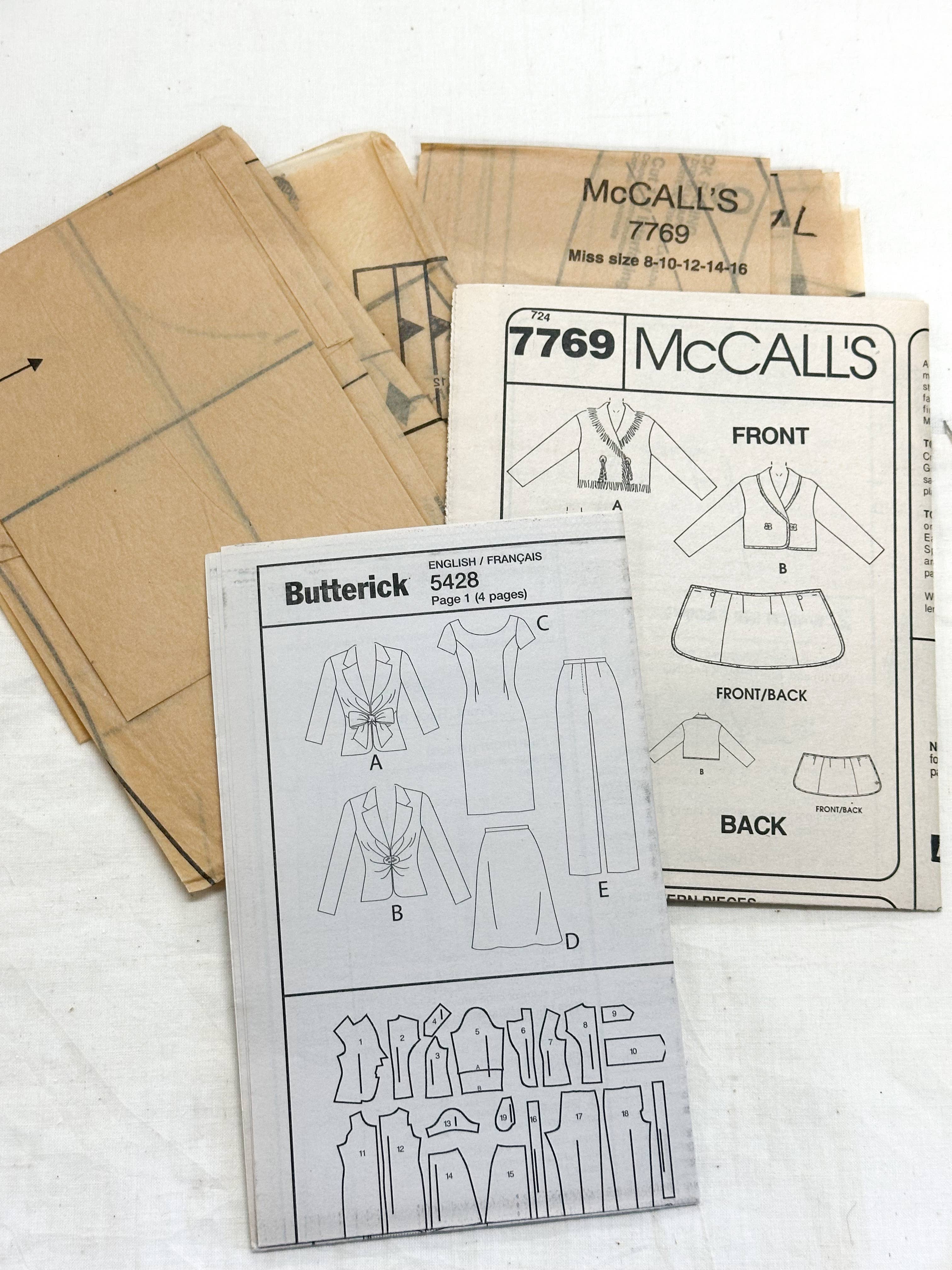Vintage Sewing Patterns for Collage and Junk Journaling