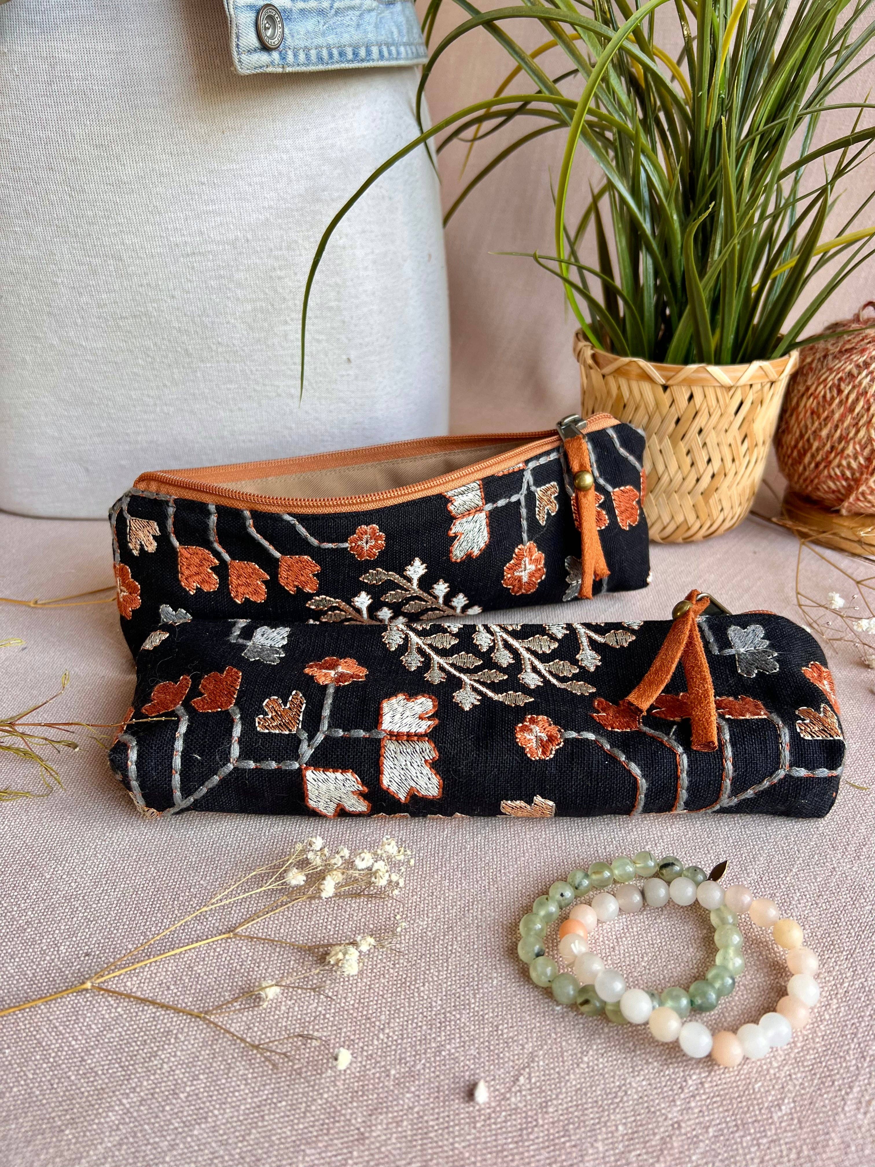 Handmade Embroidered Tool Pouch