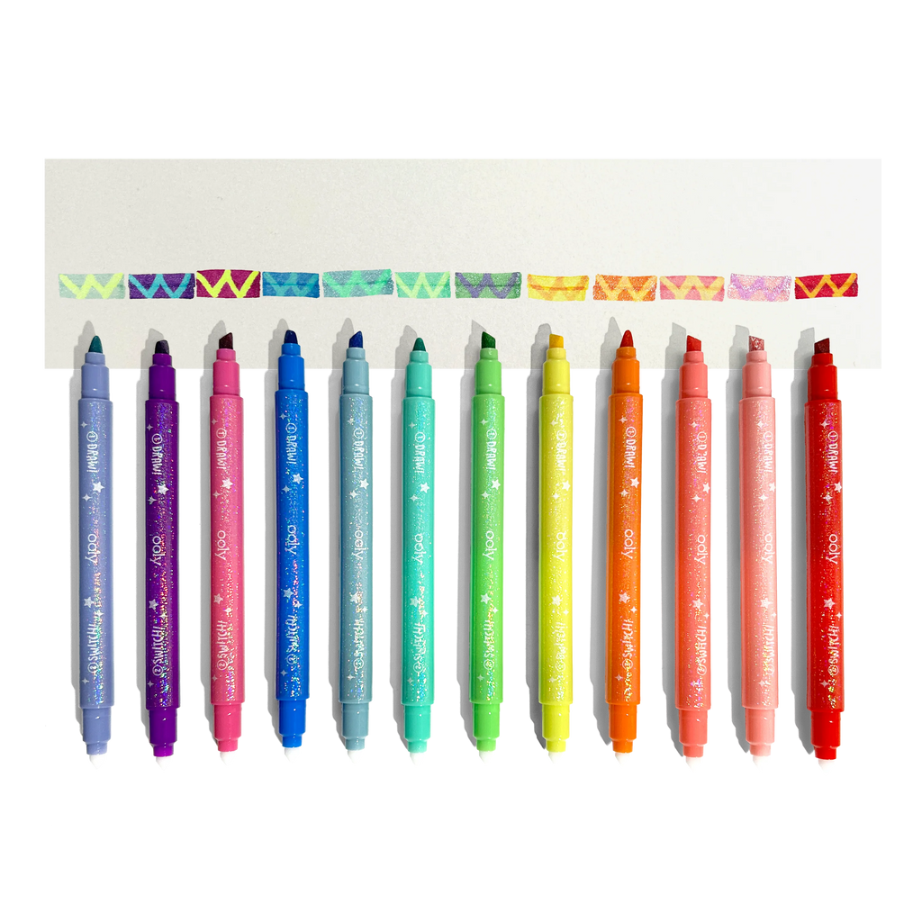 Switch-eroo!: Sparkle Color-Changing Markers