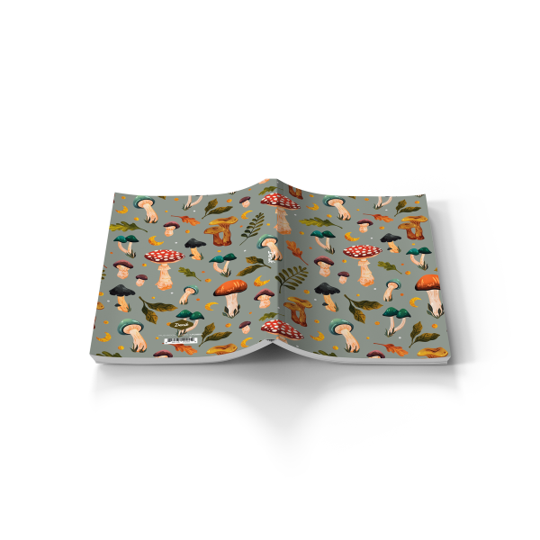 Mushroom Garden Layflat Notebook