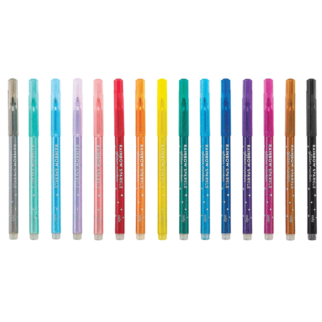 Rainbow Sparkle: Glitter Markers