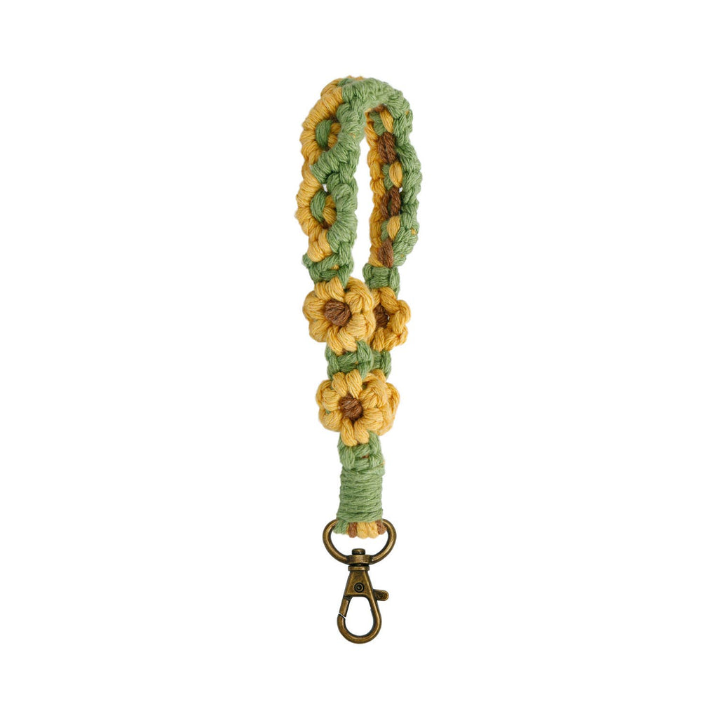 Macrame Wristlet Keychain