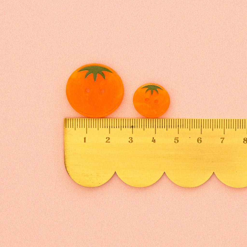 Tomato Large 1" Buttons