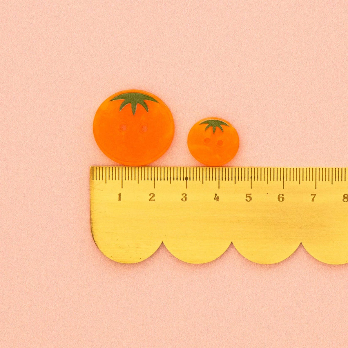 Tomato Large 1" Buttons