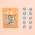 Blue Daisy Small 5/8" Buttons