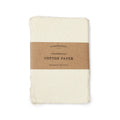 Small Handmade Cotton Paper Bundle - Cream