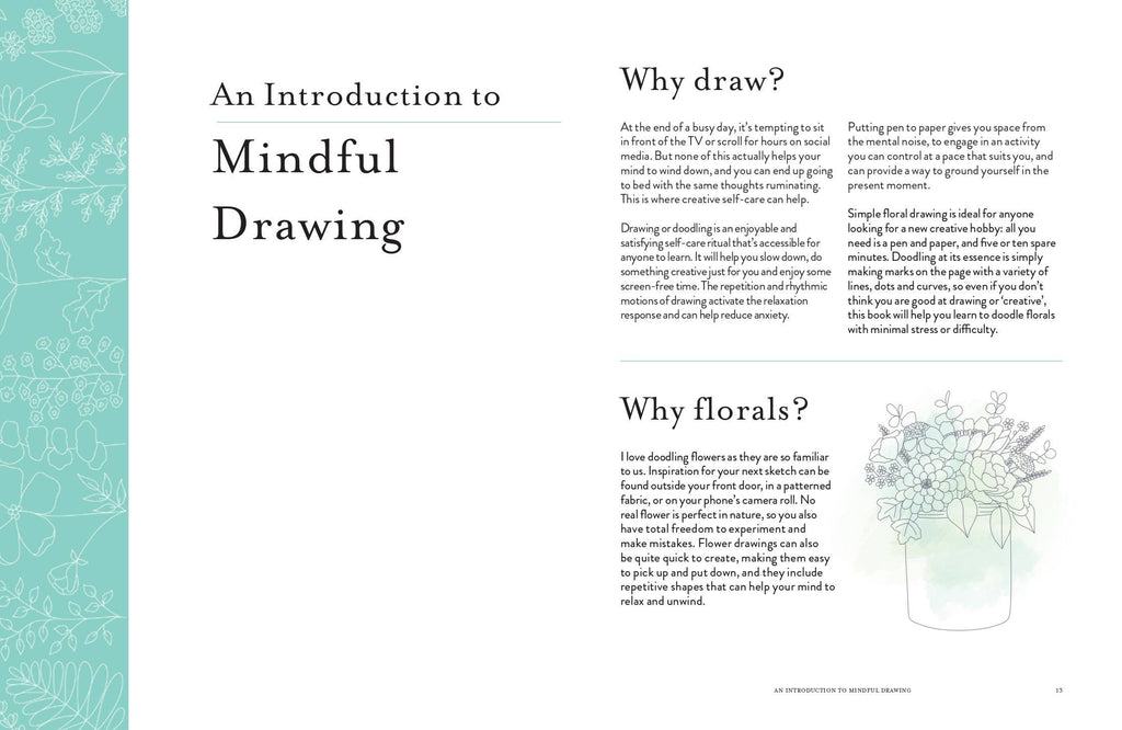 The Mindful Magic of Flower Drawing