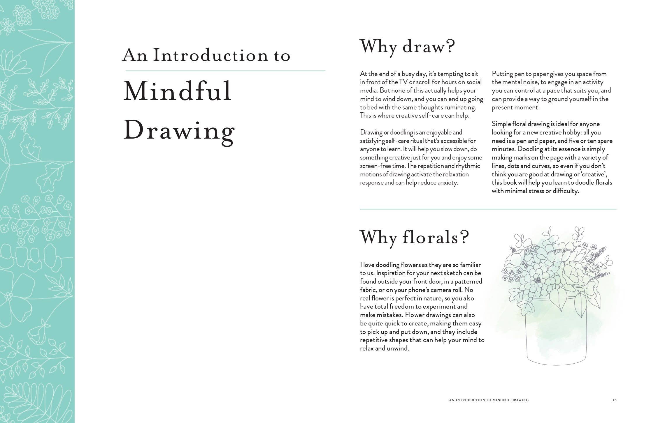 The Mindful Magic of Flower Drawing