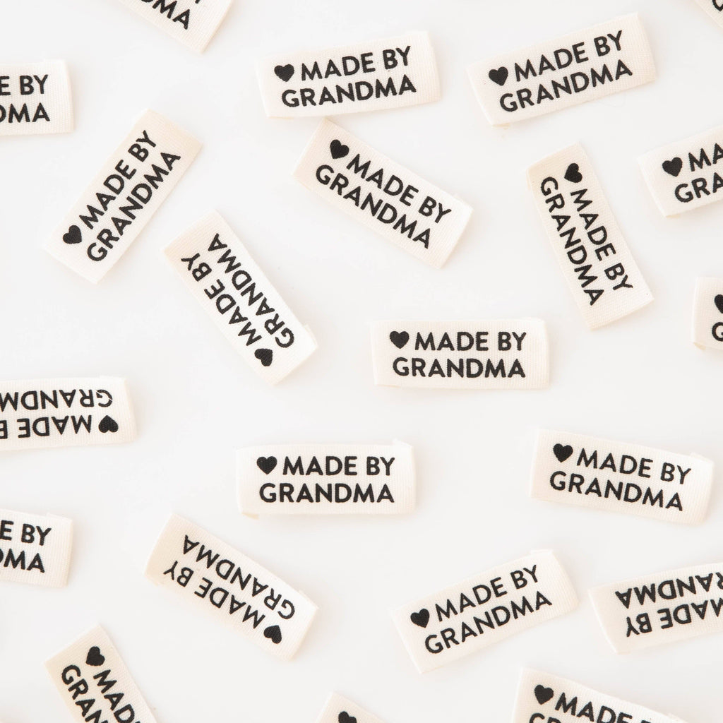 Made by Grandma Organic Cotton Label- 8ct