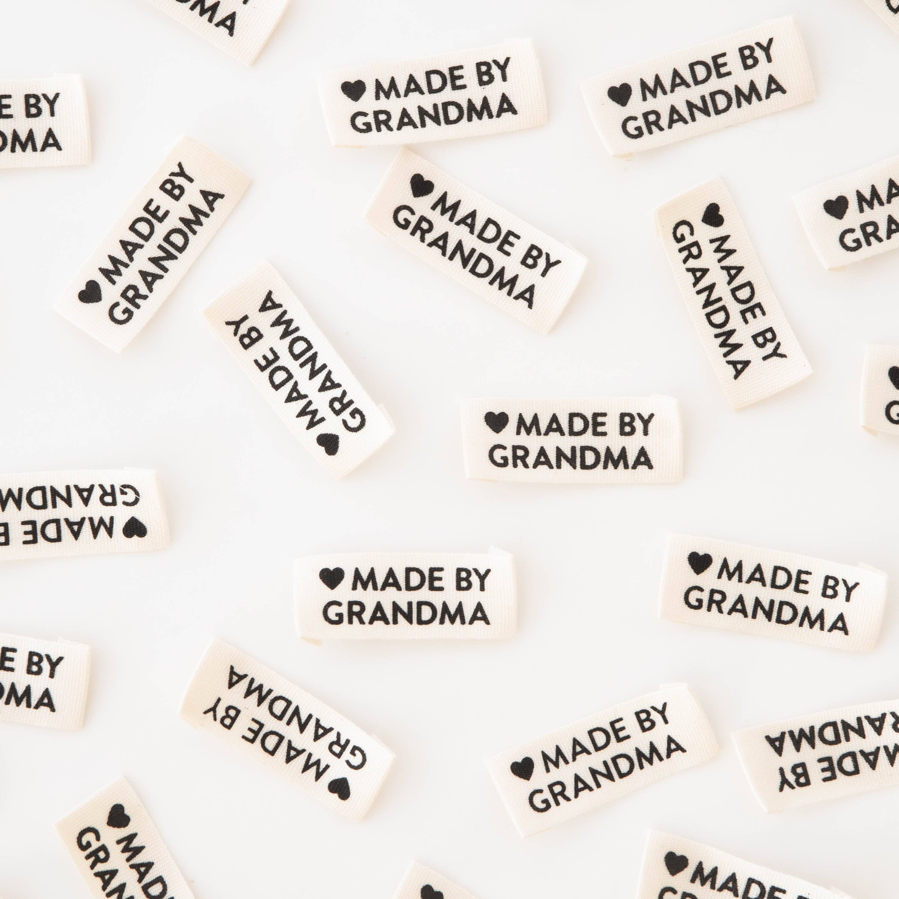 Made by Grandma Organic Cotton Label- 8ct