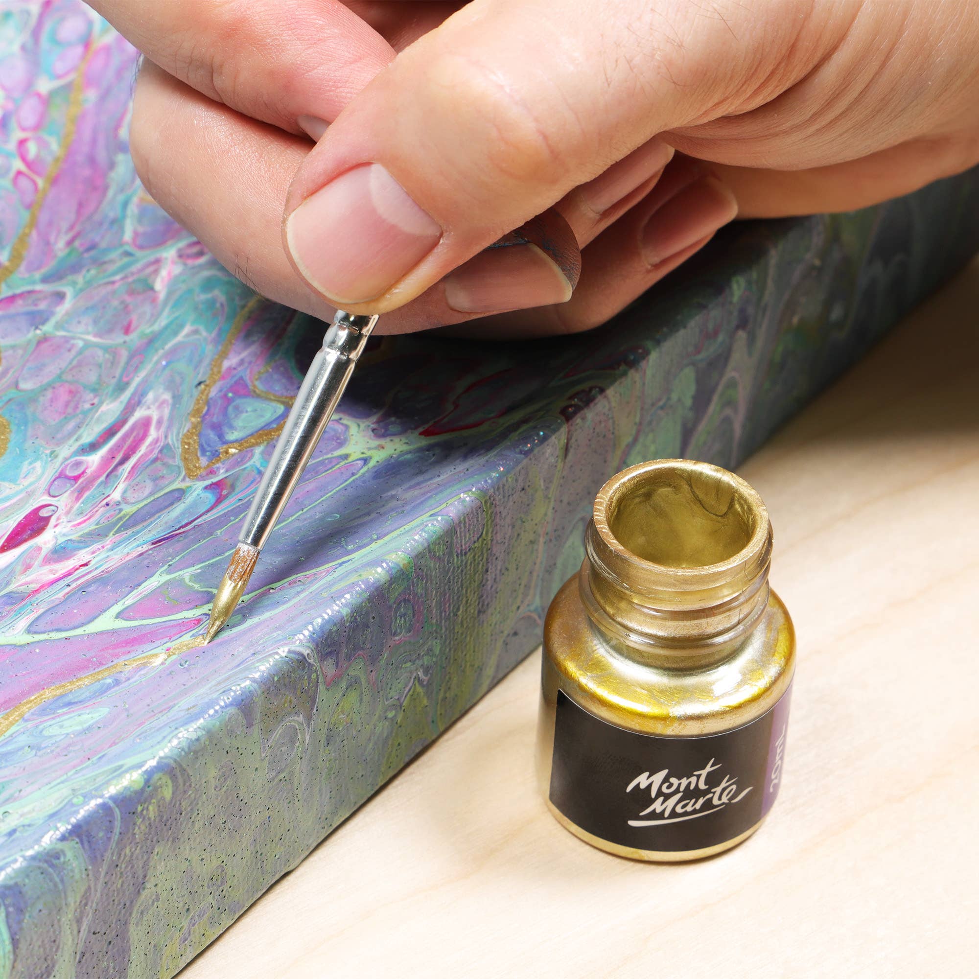 Gold Foil Paint Premium 20ml (0.68oz)