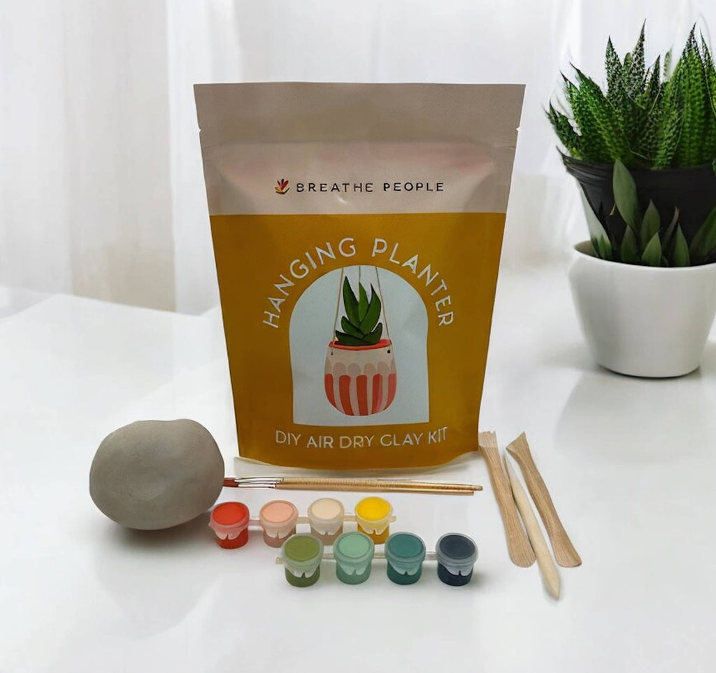 Air Dry Clay Kit- Make Your Own Hanging Plant Pot