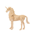 3D Wooden Puzzle: Unicorn