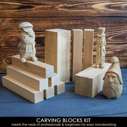 Basswood Carving Blocks 10 pcs