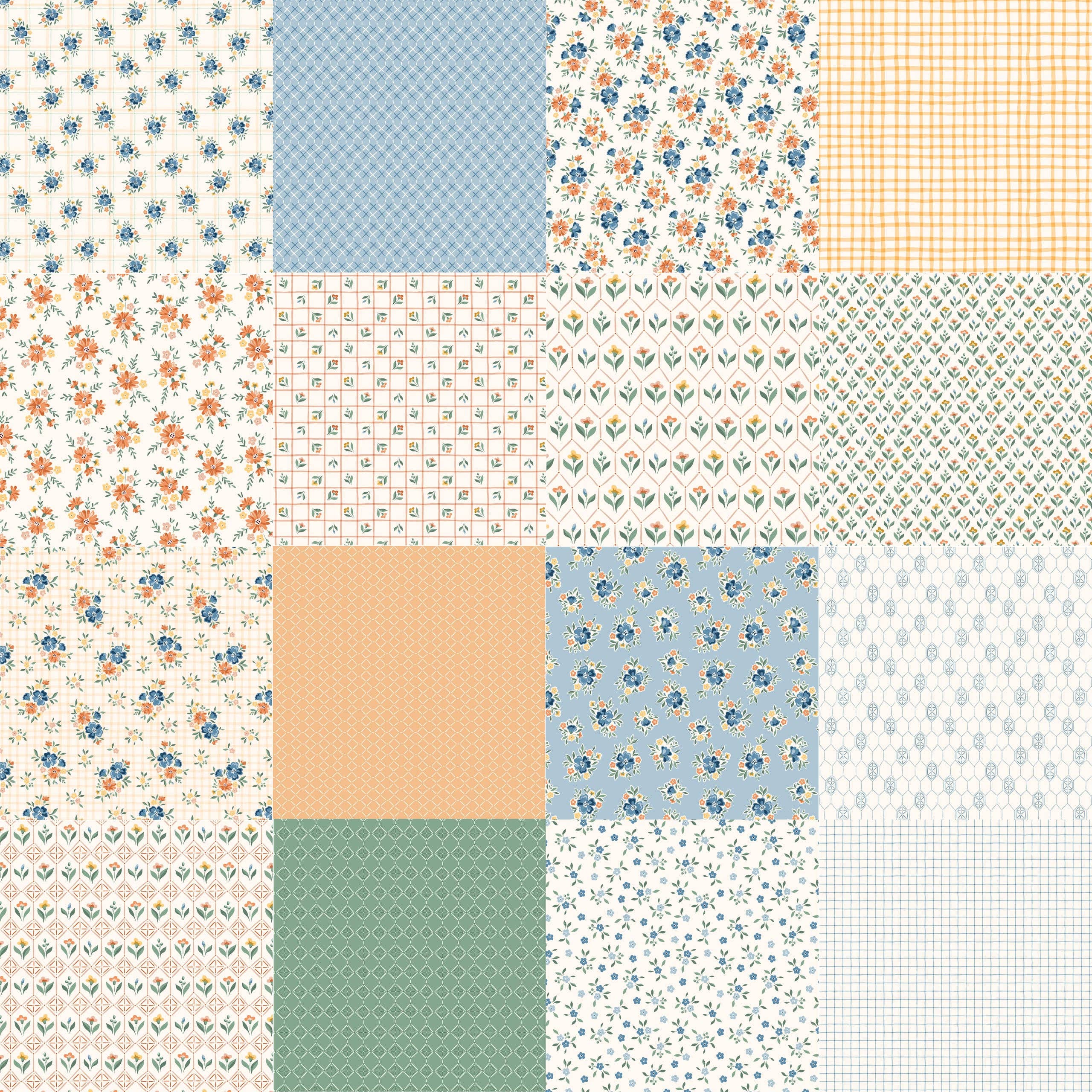 Wildflowers Patterned Paper Pack