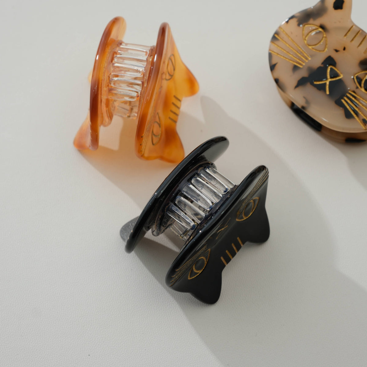 Ginger Cat Claw Clip - Small