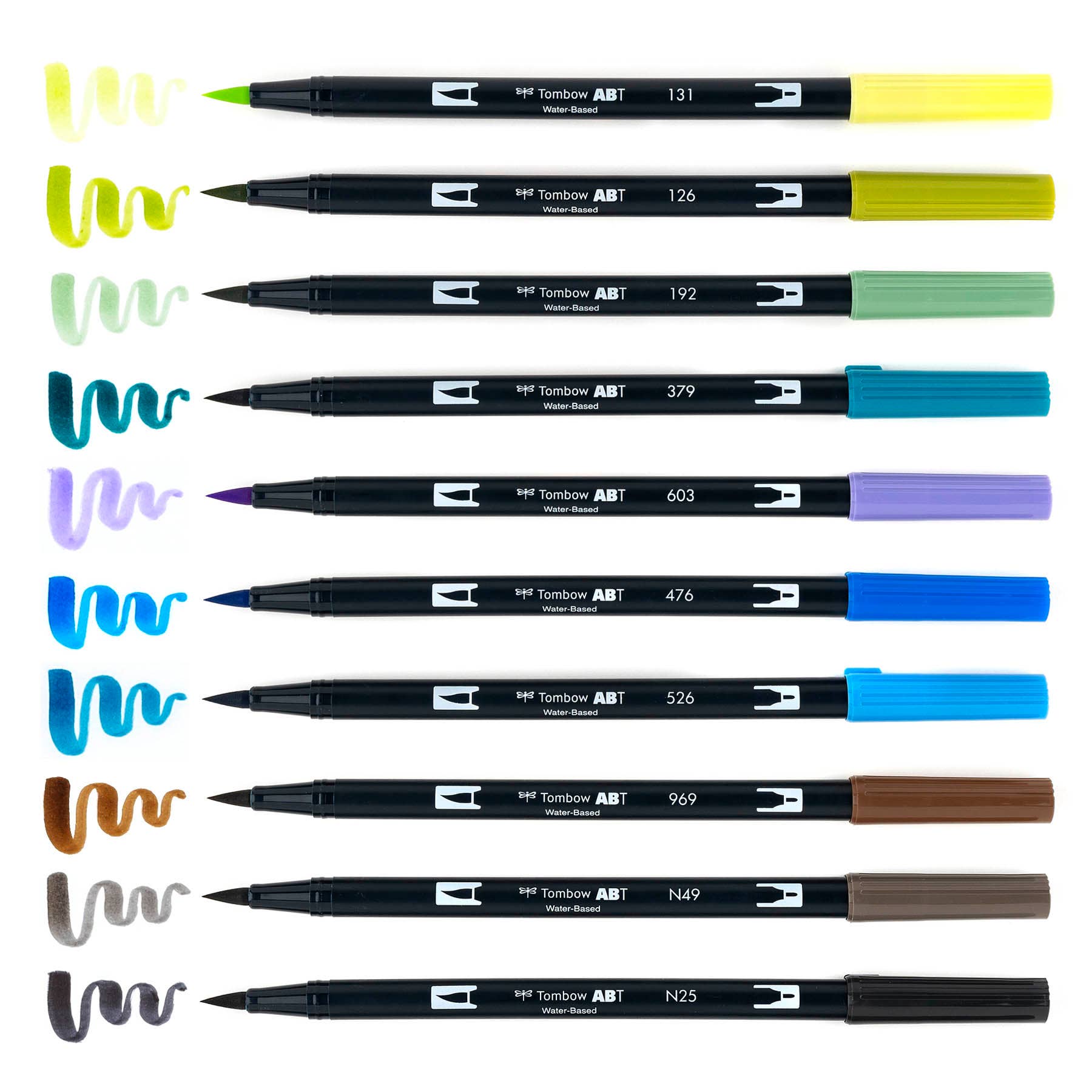 Dual Brush Pen Art Markers: Landscape - 10-Pack